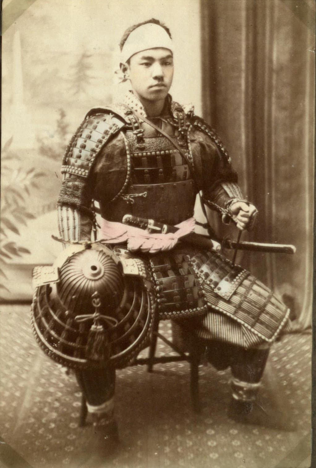 old photo of samurai - 1.